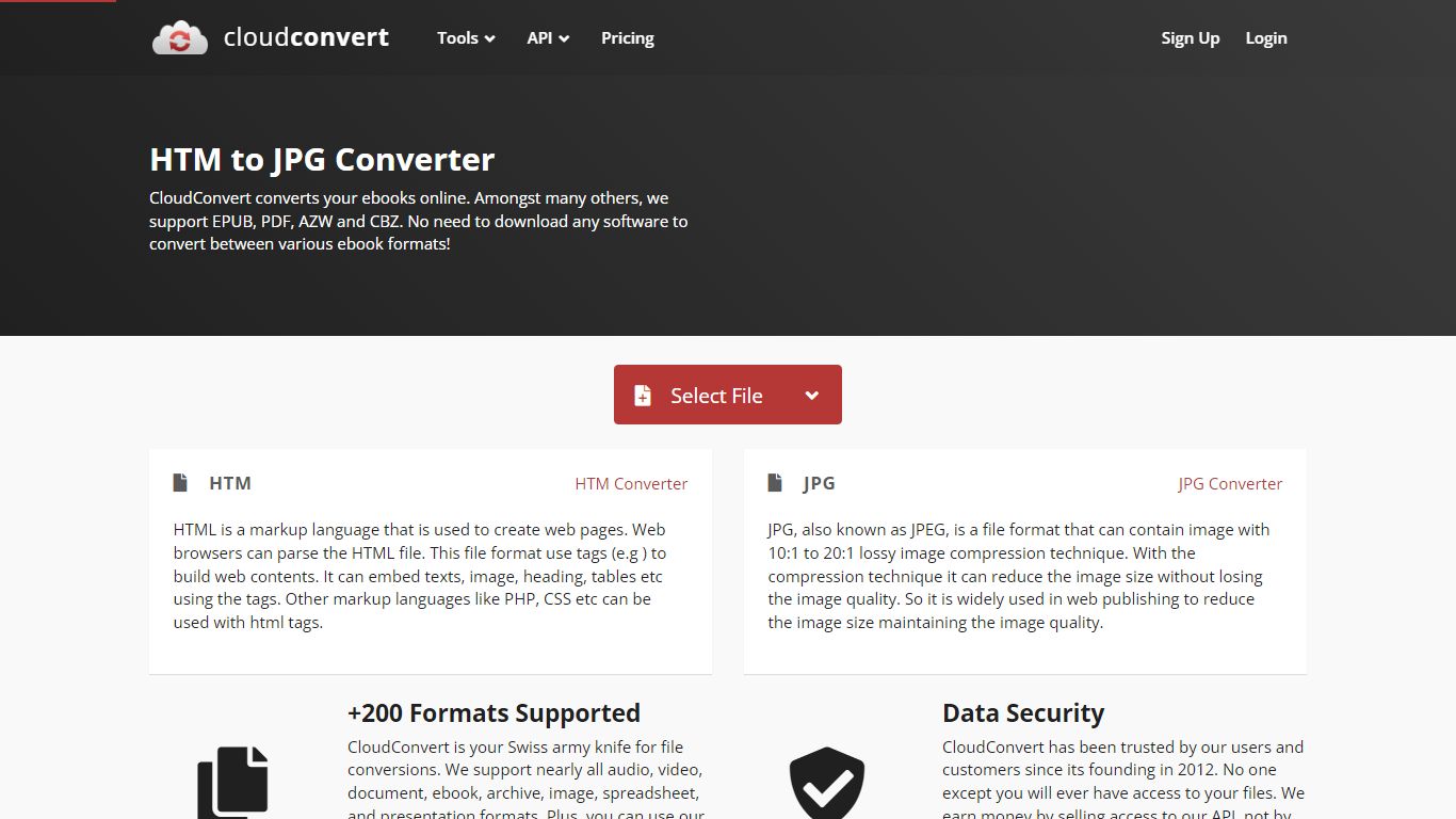 HTM to JPG | CloudConvert